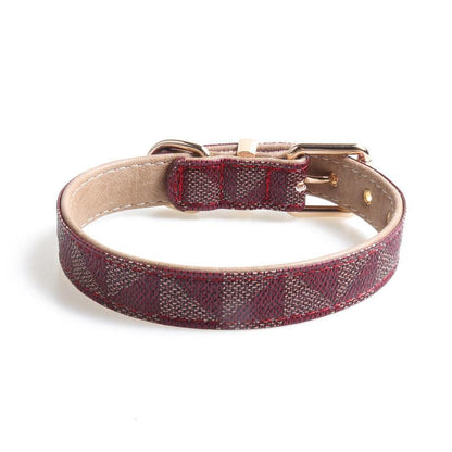 Exquisite Fashion Pu Leather Dog Collar - Stylish And Durable Pet Accessory-4