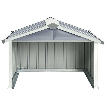 Garden Shed Grey Galvanized steel Standard Durable Garden Shed