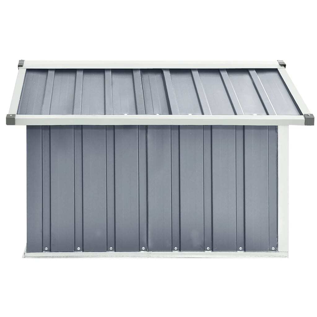 Garden Shed Grey Galvanized steel Standard Durable Garden Shed