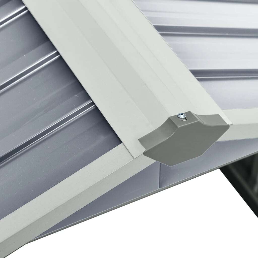 Garden Shed Grey Galvanized steel Standard Durable Garden Shed