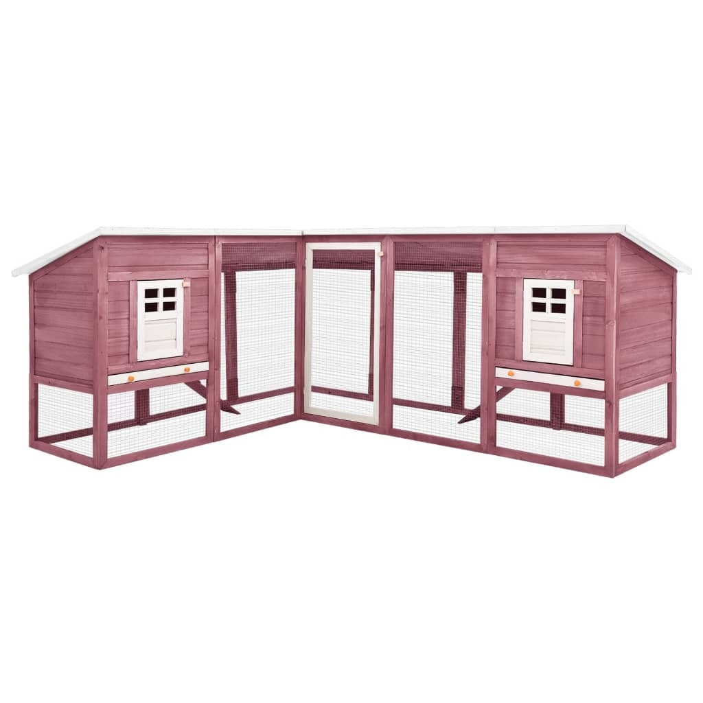 L - Shaped Rabbit Hutch