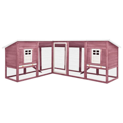 L - Shaped Rabbit Hutch