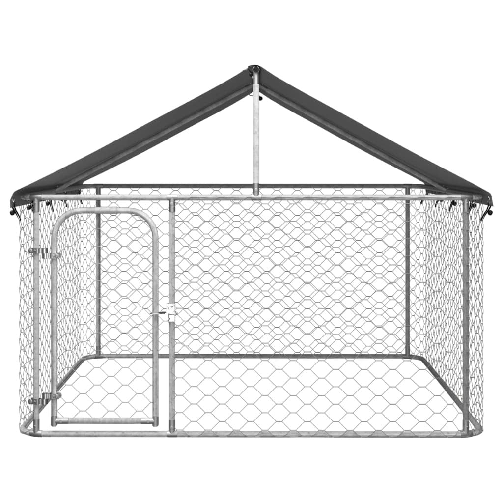 Large Galvanized Steel Dog Kennel
