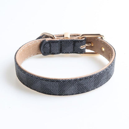 Exquisite Fashion Pu Leather Dog Collar - Stylish And Durable Pet Accessory-5