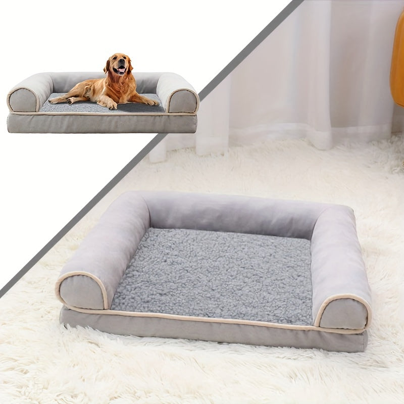 Luxury Sofa-Style Pet Bed – Premium Comfort for Dogs & Cats