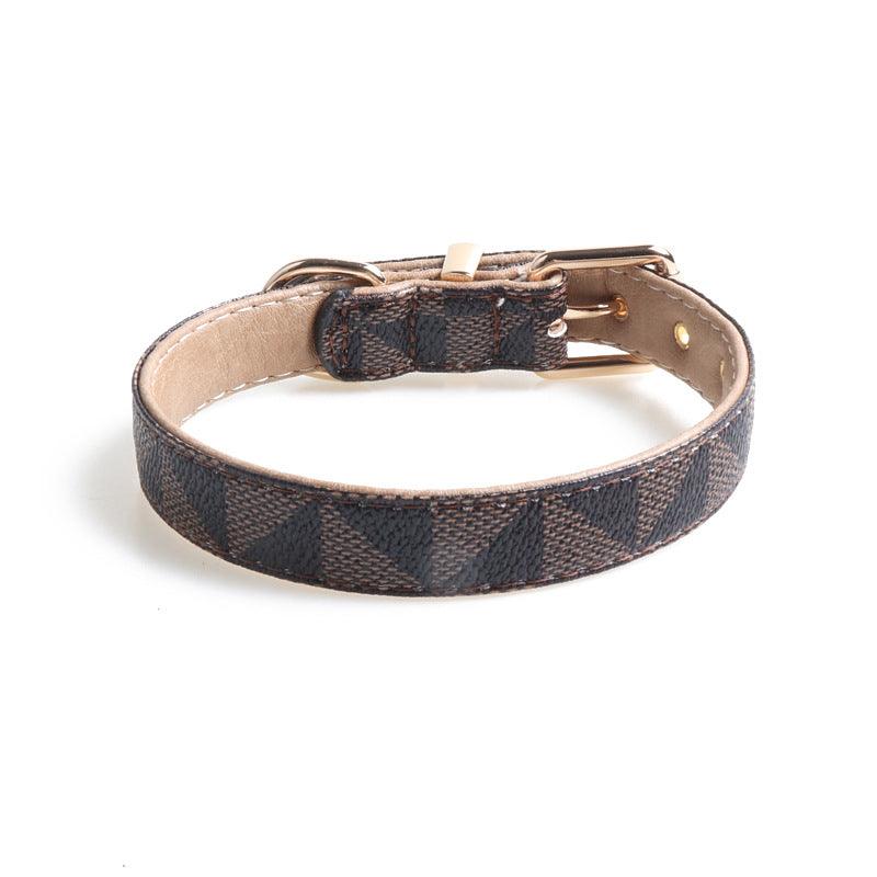 Exquisite Fashion Pu Leather Dog Collar - Stylish And Durable Pet Accessory-3