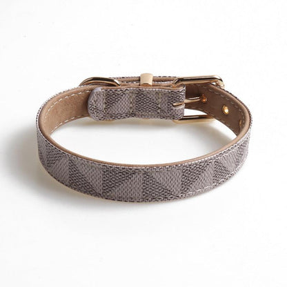 Exquisite Fashion Pu Leather Dog Collar - Stylish And Durable Pet Accessory-2