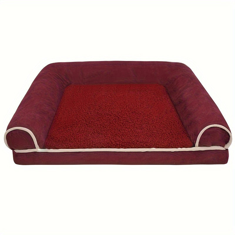Luxury Sofa-Style Pet Bed – Premium Comfort for Dogs & Cats