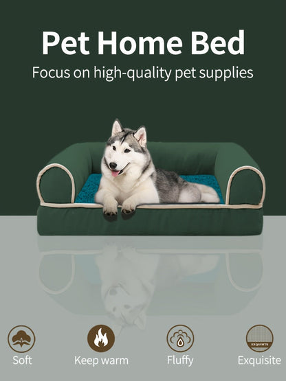 Luxury Sofa-Style Pet Bed – Premium Comfort for Dogs & Cats