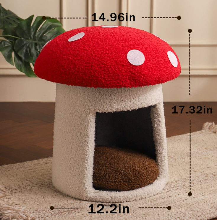 Mushroom Cat Bed