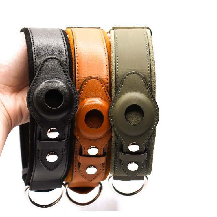 Premium Leather Dog Collar With Location Tracking-2