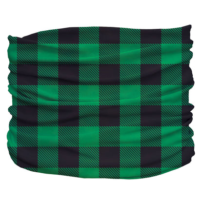Buffalo Plaid Green Pup Scruff-1