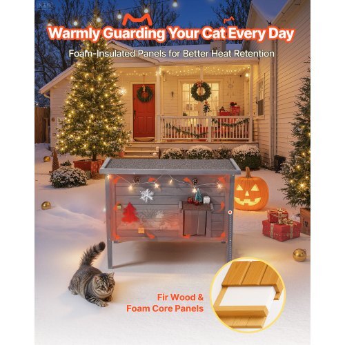Heated Outdoor Cat House