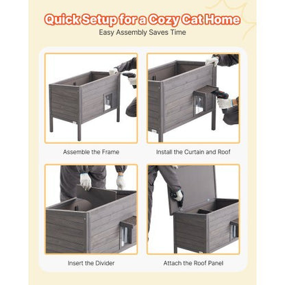 Heated Outdoor Cat House