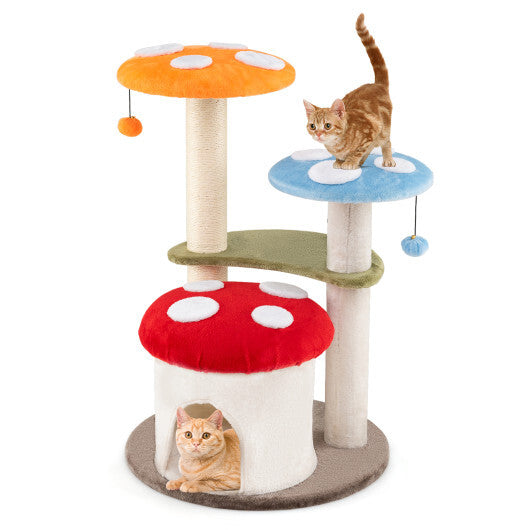 Mushroom Cat Tower