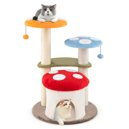 Mushroom Cat Tower