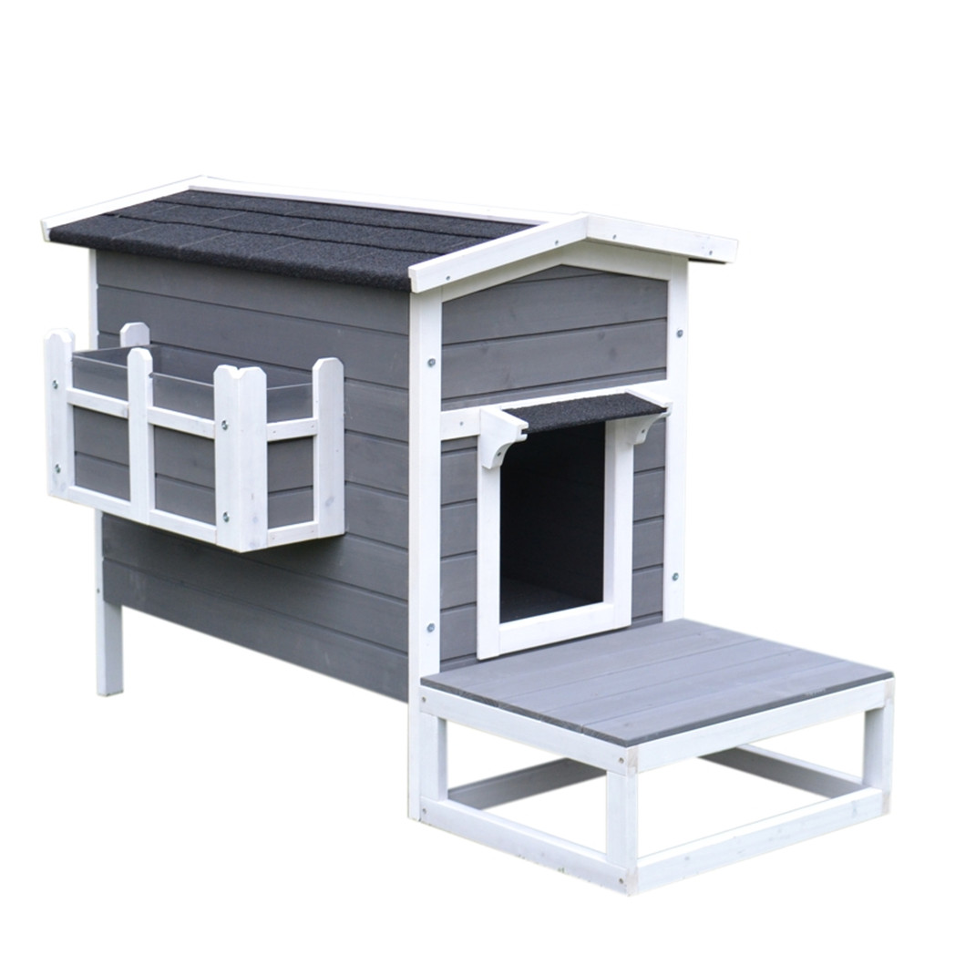 Wooden Cat House