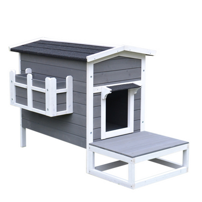 Wooden Cat House
