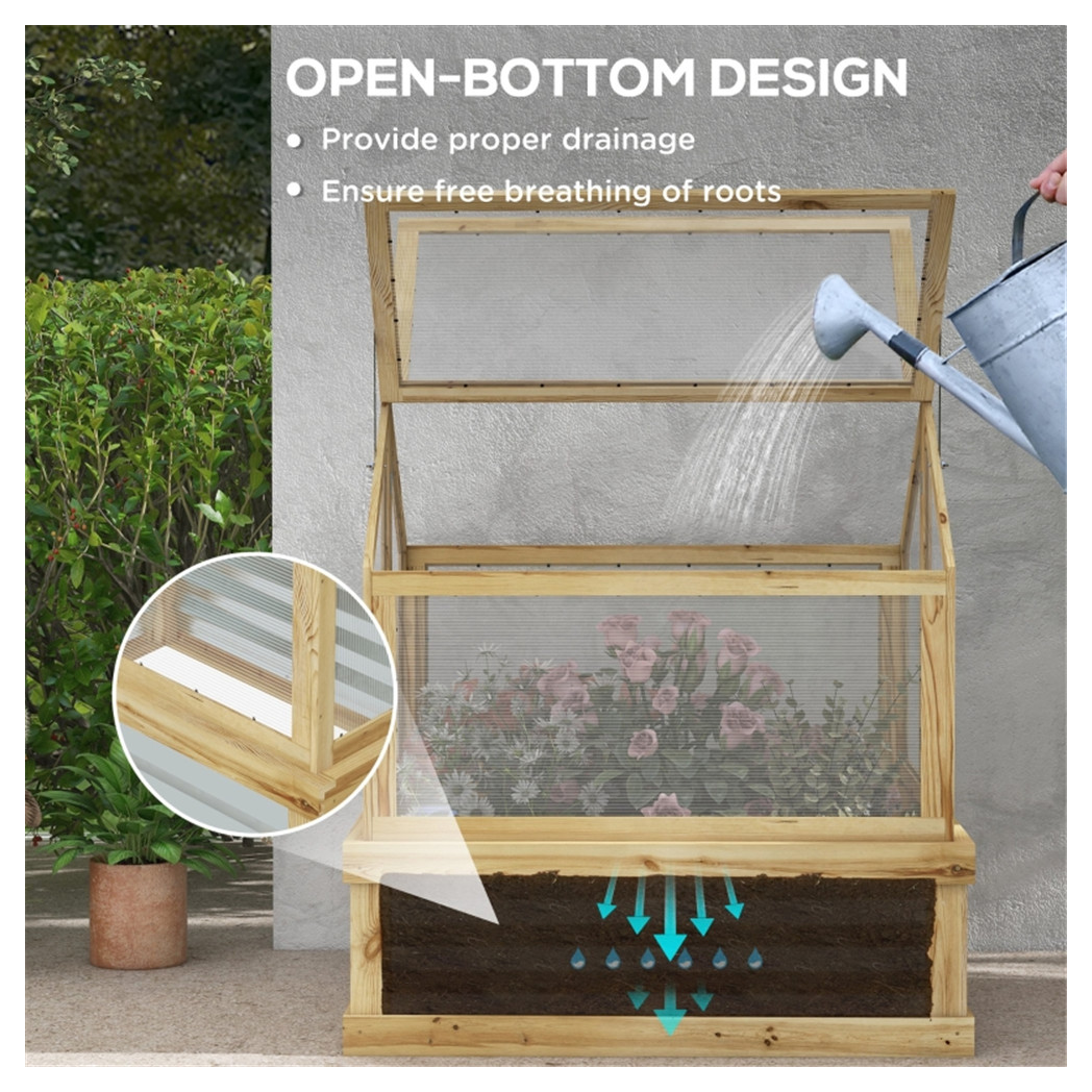 Flower Bed Greenhouse