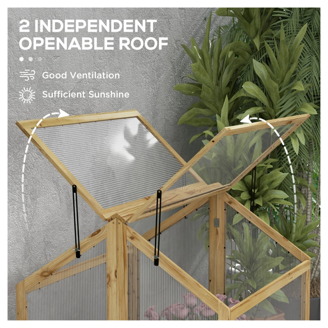 Flower Bed Greenhouse