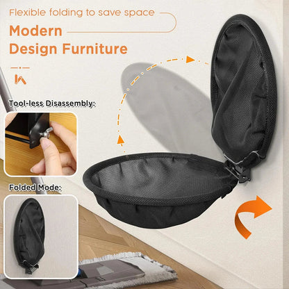 Wall-Mounted Cat Hammock – Space-Saving Elevated Cat Bed