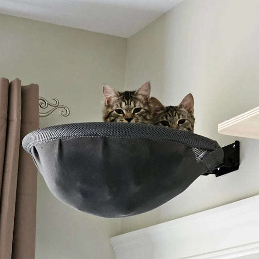 Wall-Mounted Cat Hammock – Space-Saving Elevated Cat Bed