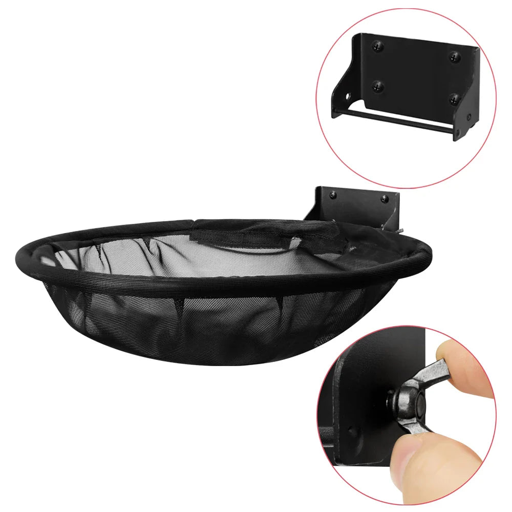 Wall-Mounted Cat Hammock – Space-Saving Elevated Cat Bed