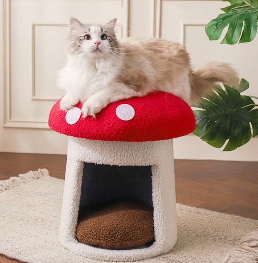 Mushroom Cat Bed