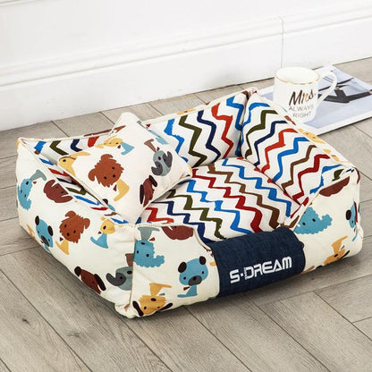 Cozy Haven: The Ultimate Removable And Washable Dog Cat Bed-3
