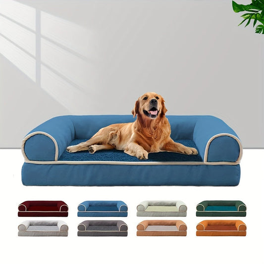 Luxury Sofa-Style Pet Bed – Premium Comfort for Dogs & Cats