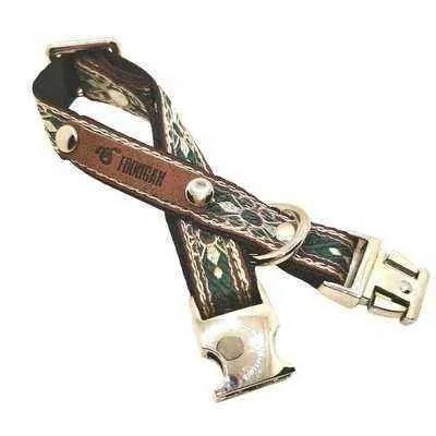 Finnigan's Whimsical Designer Dog Collar Set with Lead